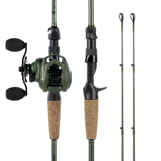 KastKing Spartacus II Twin-Tip Baitcaster Rod and Reel Combo
