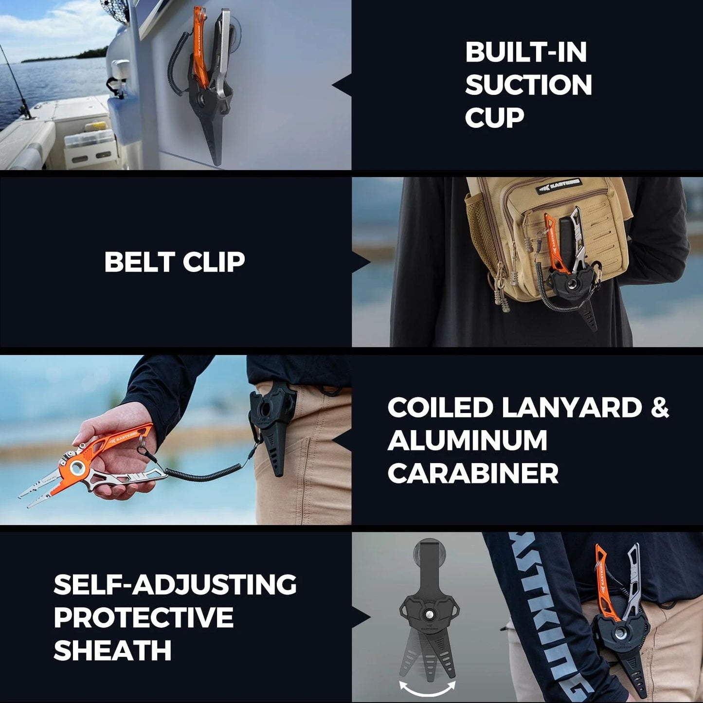 KastKing AlumaStream Aluminum Fishing Pliers or Combo