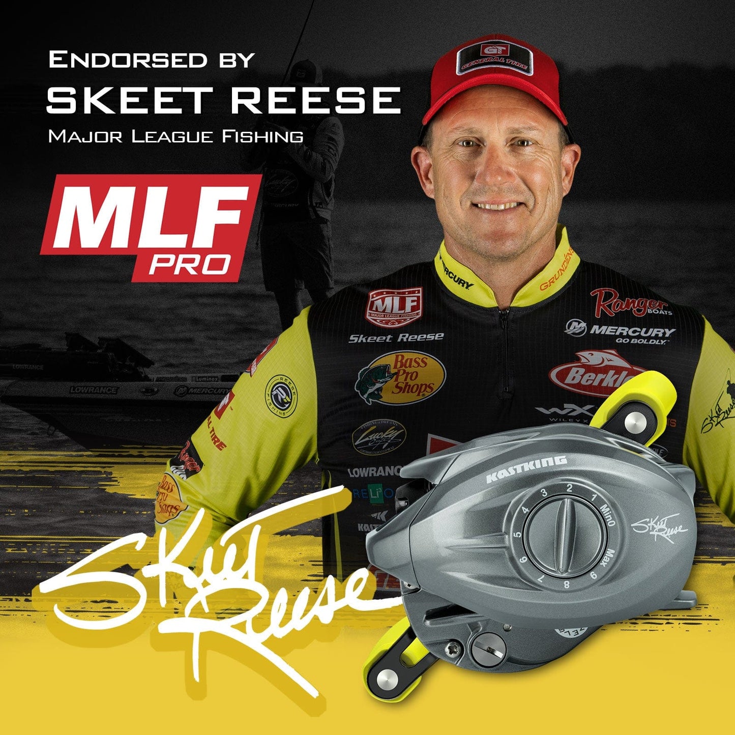 KastKing Skeet Reese Icon and Verus Baitcaster Rod and Reel Combo