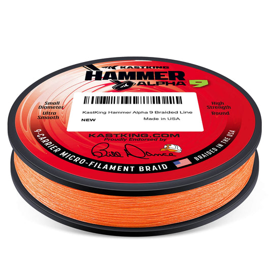 KastKing Hammer Alpha 9 UHMWPE 300Yds Braided Fishing Line