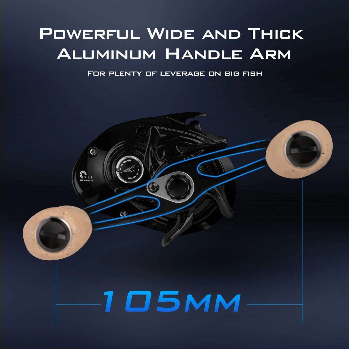 KastKing Kong and Megatron 200 Baitcaster Rod and Reel Combo