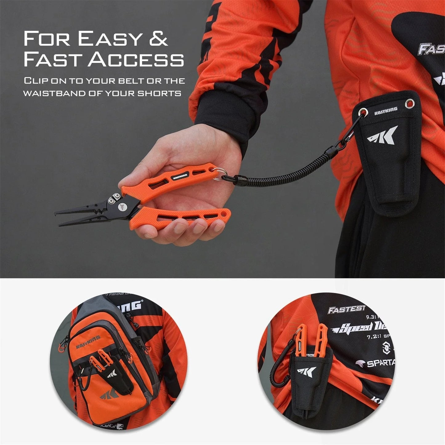 KastKing Cutthroat 7" Stainless Steel Pliers