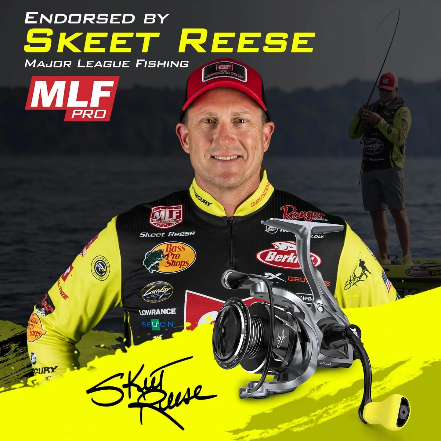 KastKing Skeet Reese Icon and Verus Spinning Fishing Rod and Reel Combo