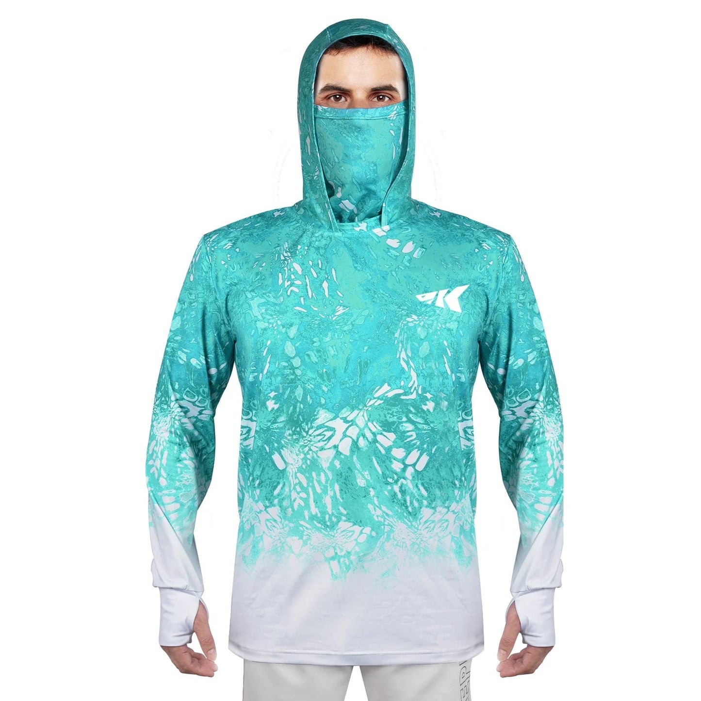 KastKing Men's Long Sleeve Fishing Shirt (With Neck Gaiter)