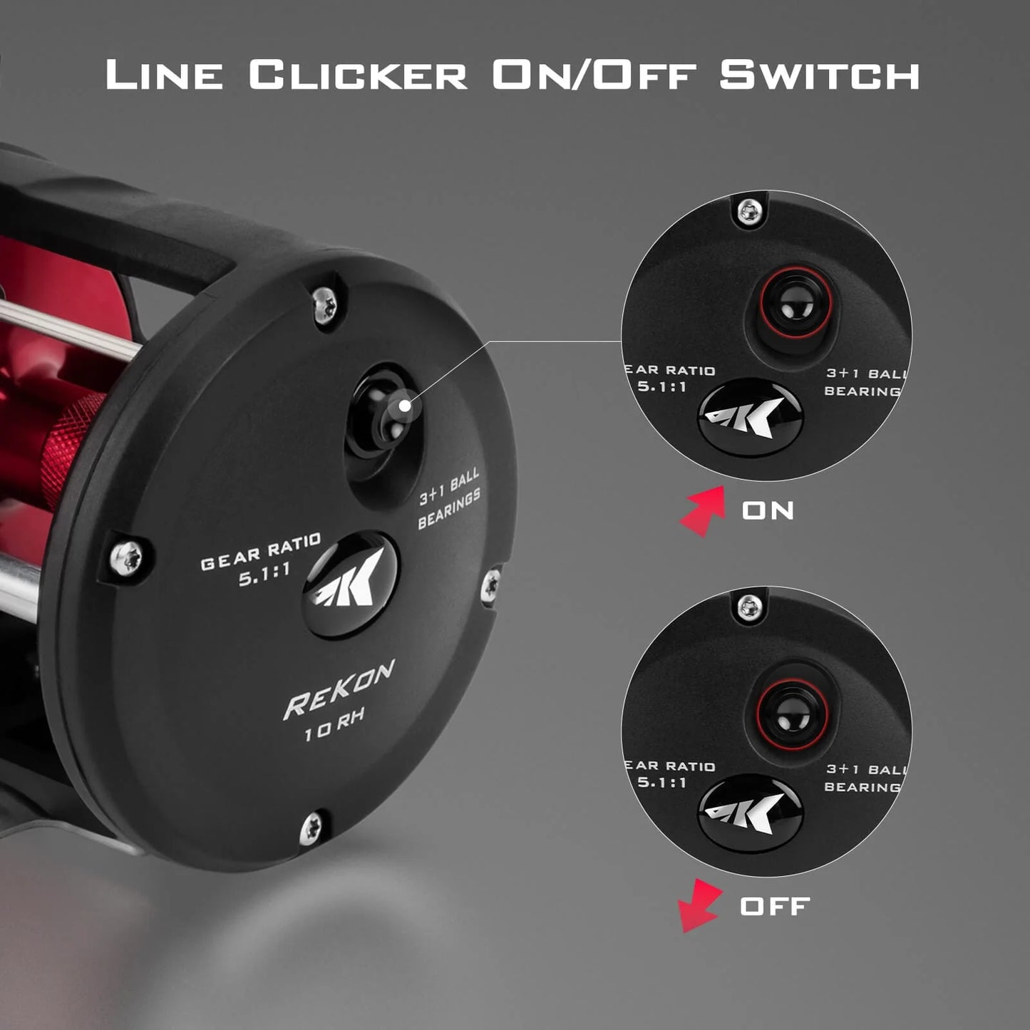 KastKing ReKon Round Baitcasting Reel