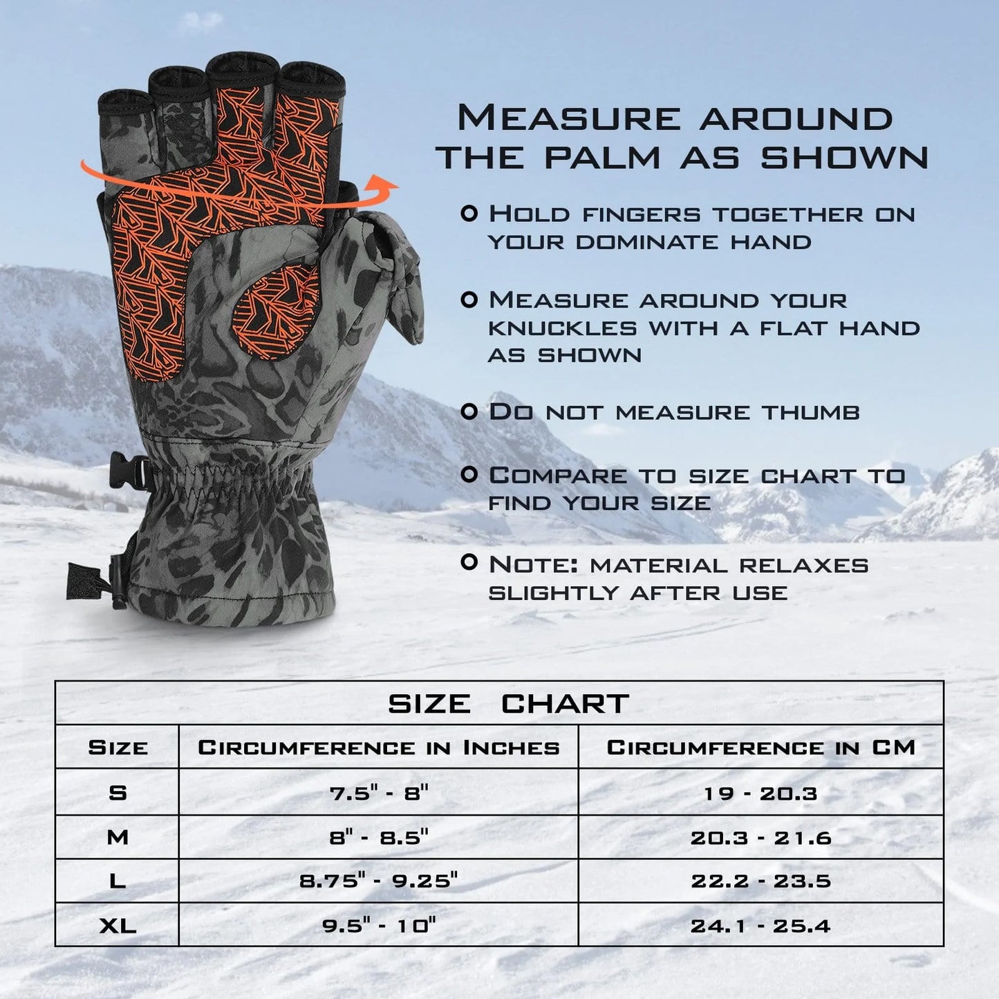 KastKing Winter Gloves - Clearance Now (Limited stock)