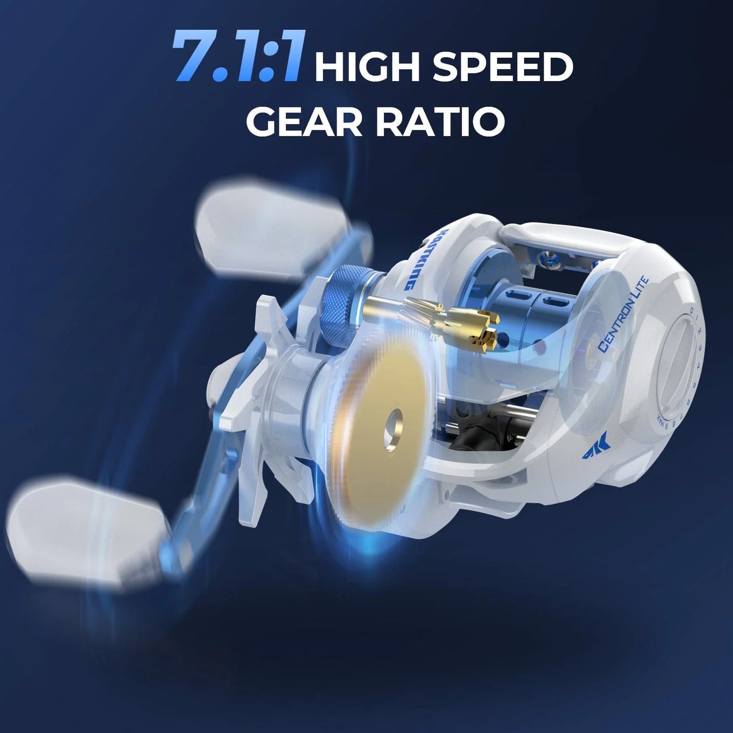 KastKing Centron Lite Baitcaster Rod and Reel Combo