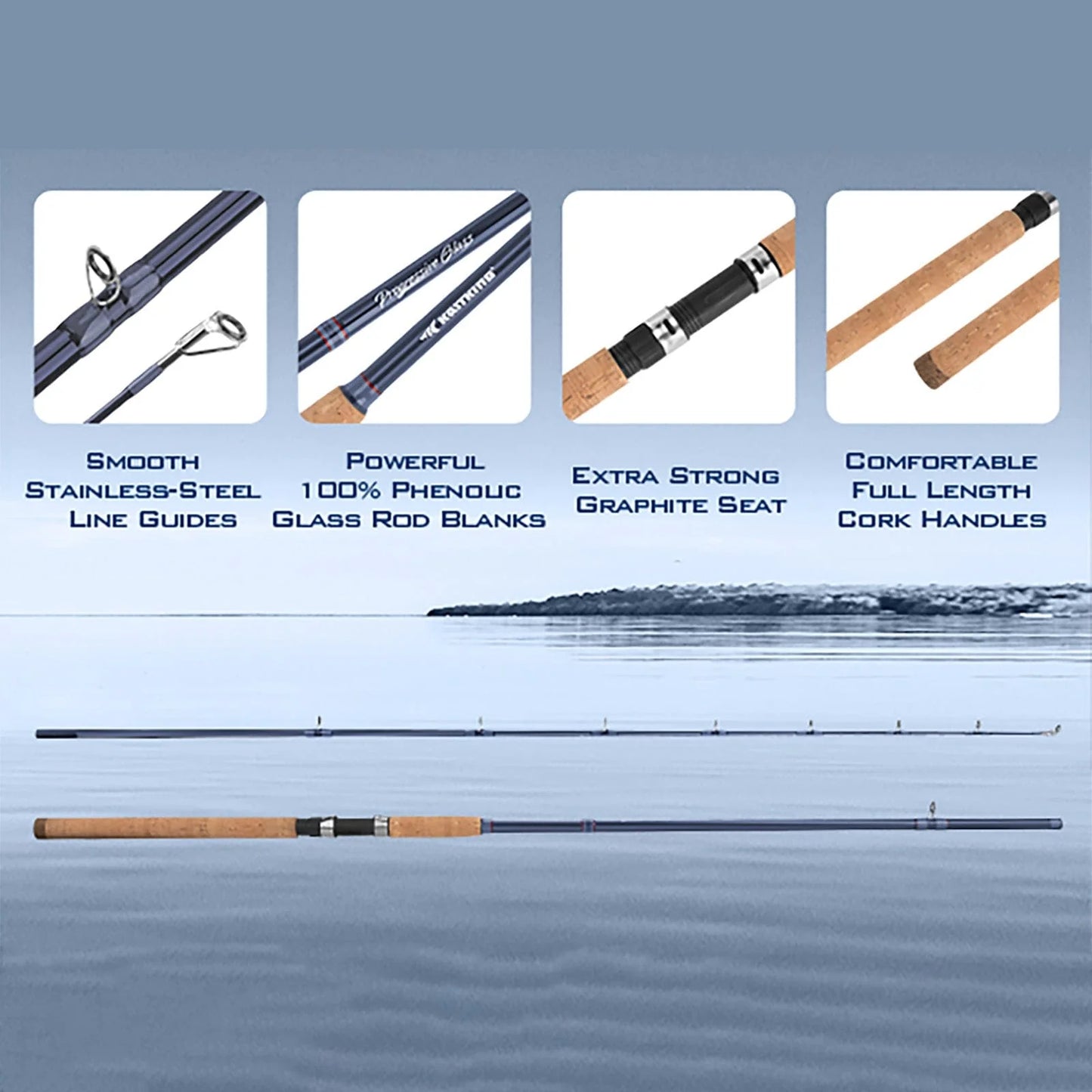 KastKing Progressive Glass Fishing Rods