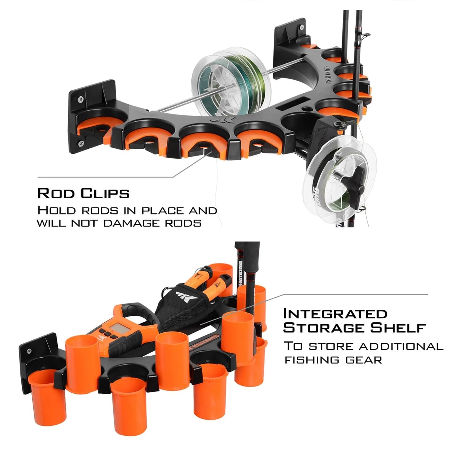 KastKing V10LS Spooling Station and Rod Rack