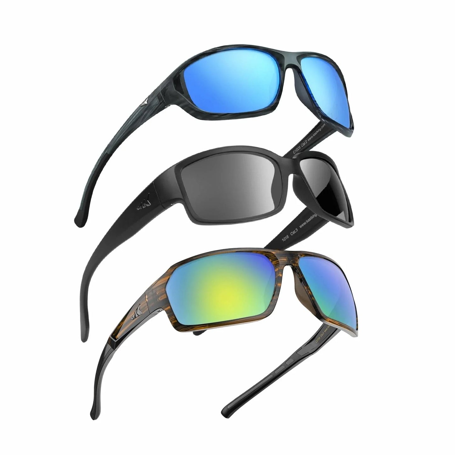 KastKing 3-Pack Polarized Fishing Sunglasses