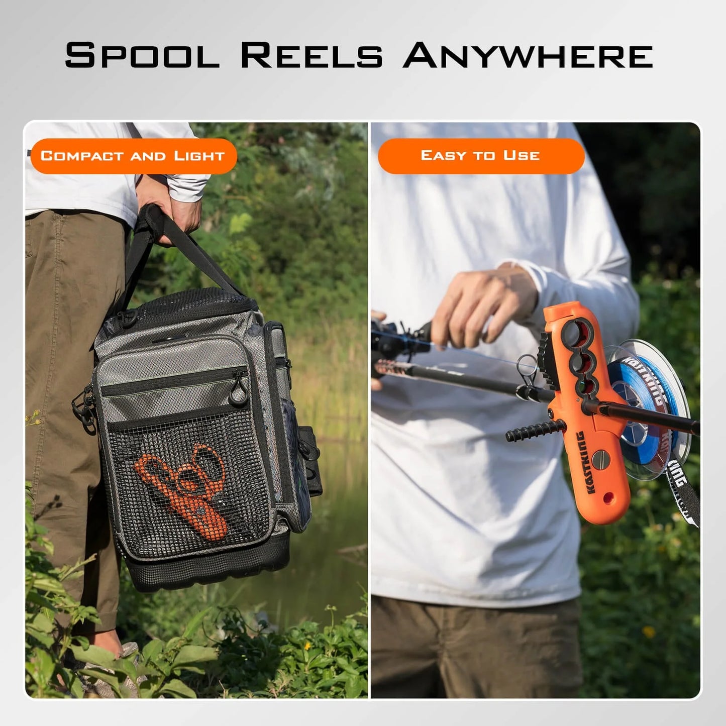 KastKing Patented Radius Line Spooler and Fishing Scissors