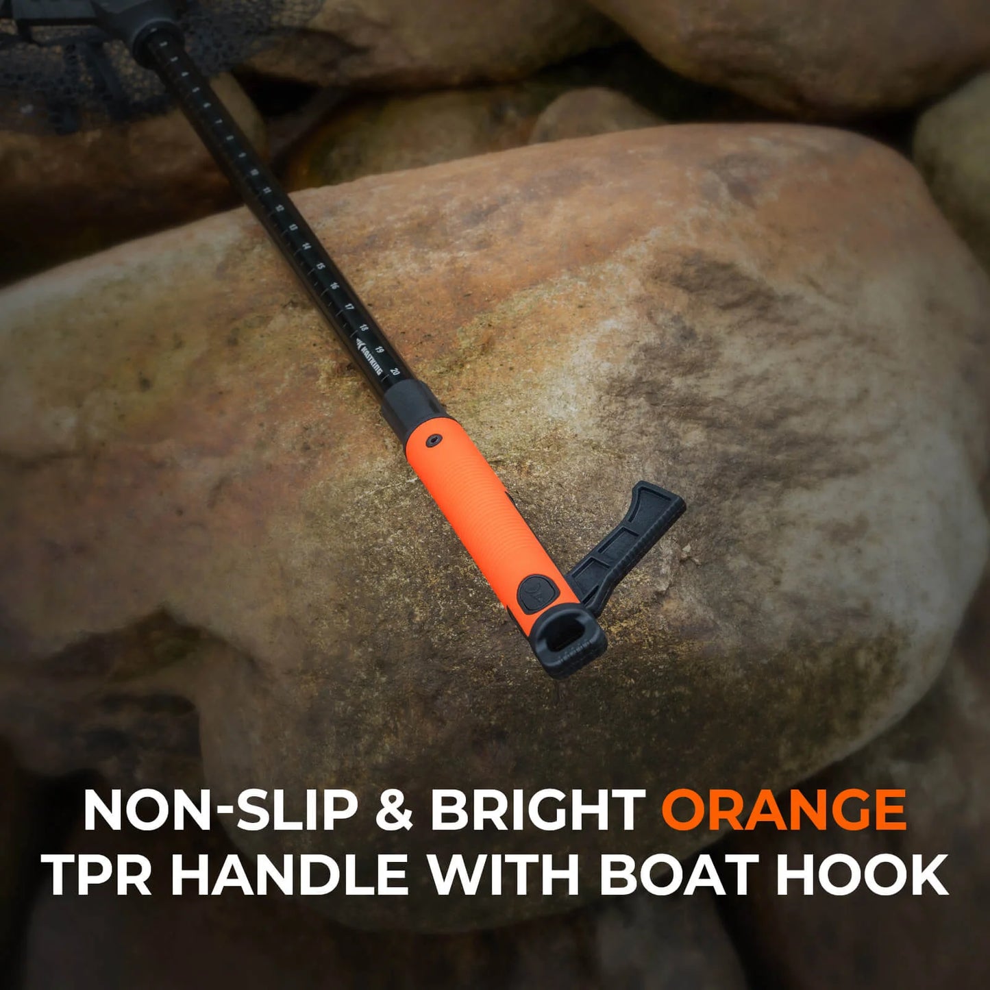 KastKing Brutus Foldable Extendable Fishing Net With Boat Hook