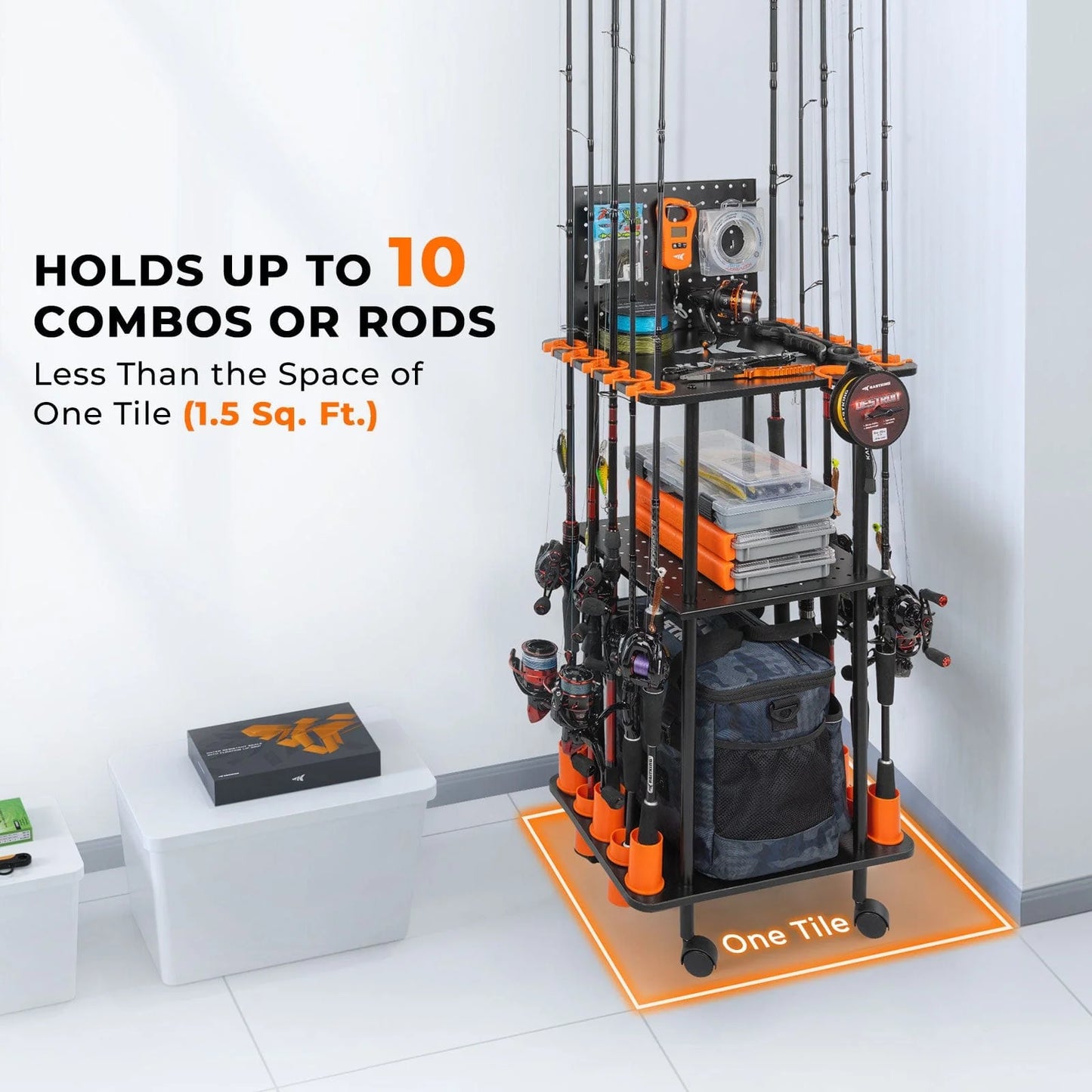 KastKing Gear Trolley Rod Rack