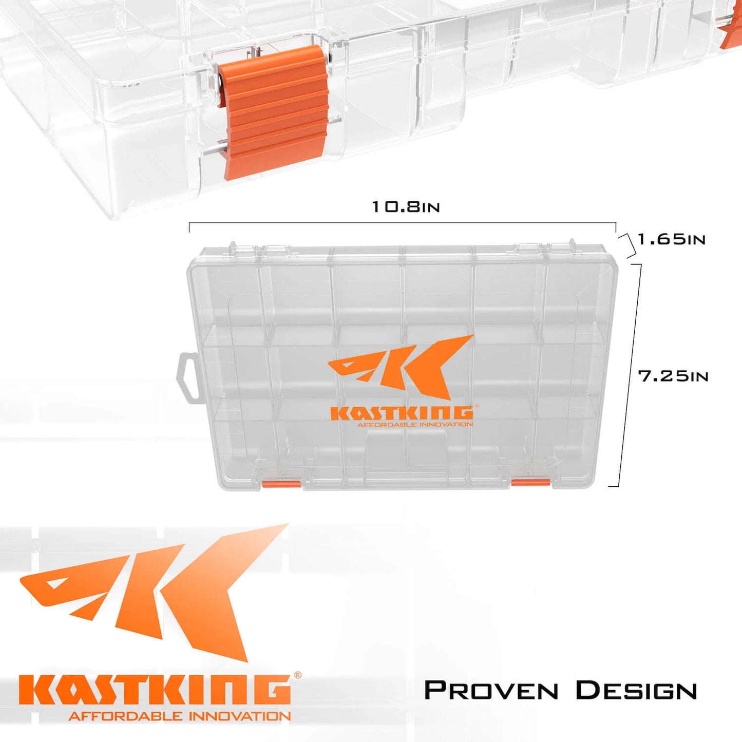 KastKing BlowBak Tactical Fishing Sling Tackle Storage Bag and Utility Tackle Boxes Combo