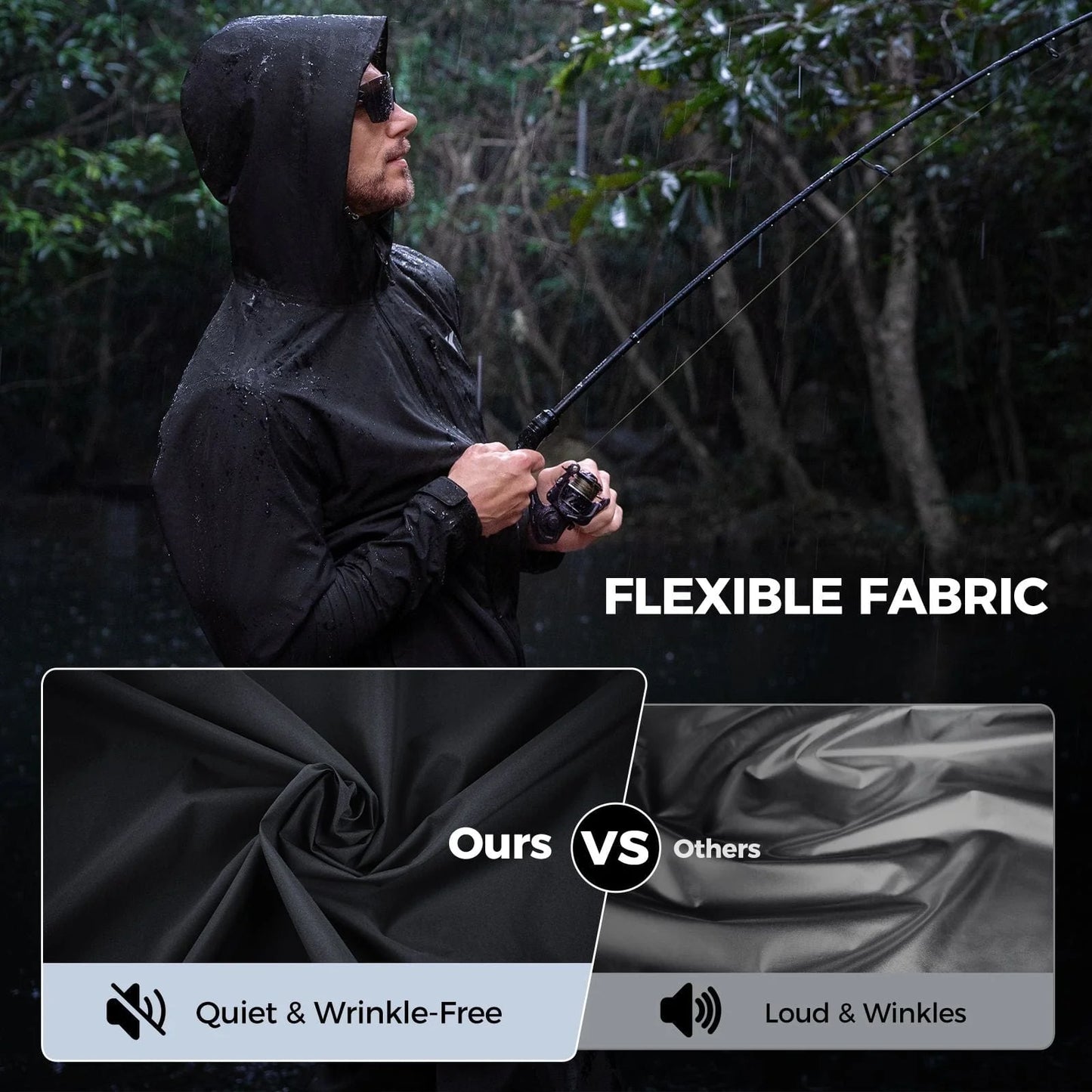 KastKing HydroArmor Lightweight Rain Jacket