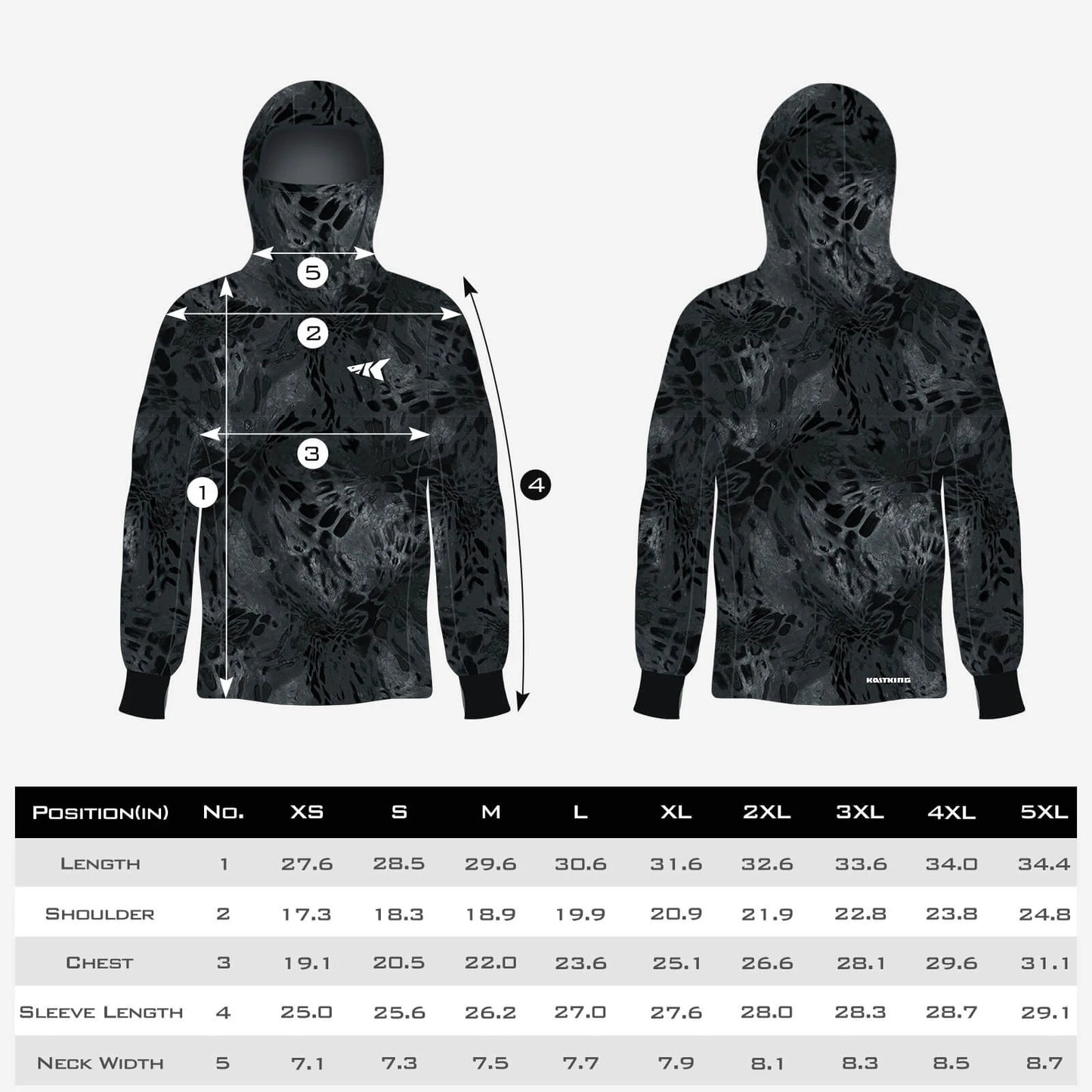 KastKing Men's Long Sleeve Fishing Shirt (With Neck Gaiter)