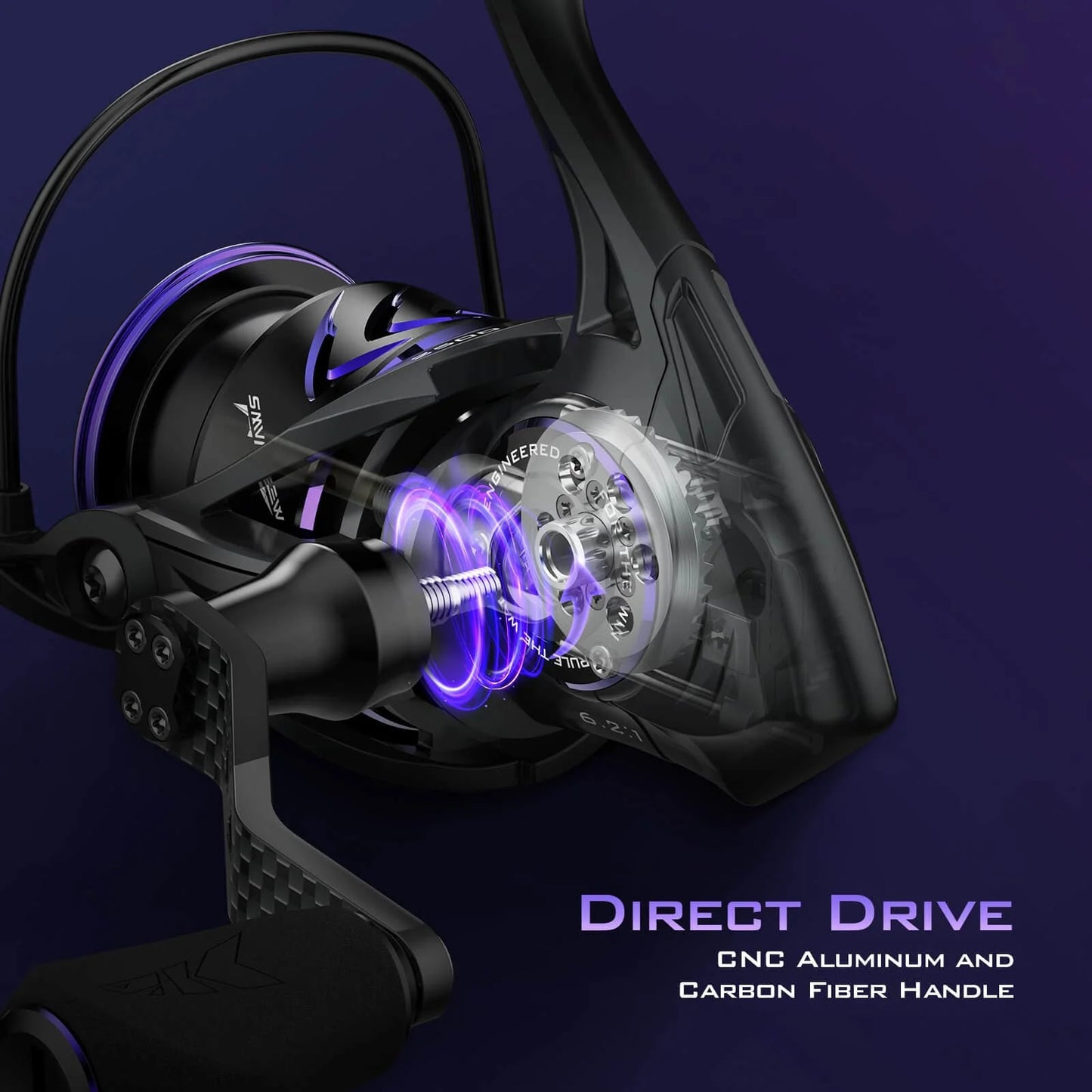 KastKing Royale Legend Pro & Megajaws Elite Spinning Fishing Rod and Reel Combo