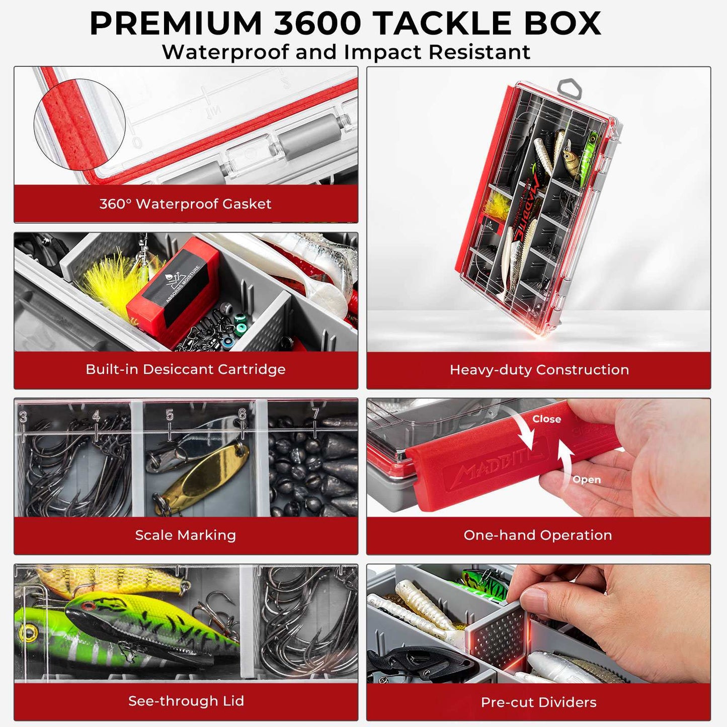 MadBite Freshwater Fishing Lure Kit