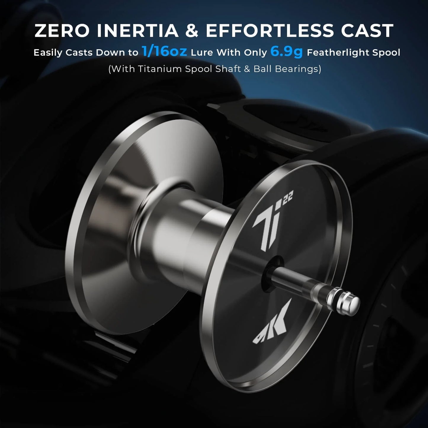 KastKing Mg-Ti Elite Magnesium Baitcasting Reel