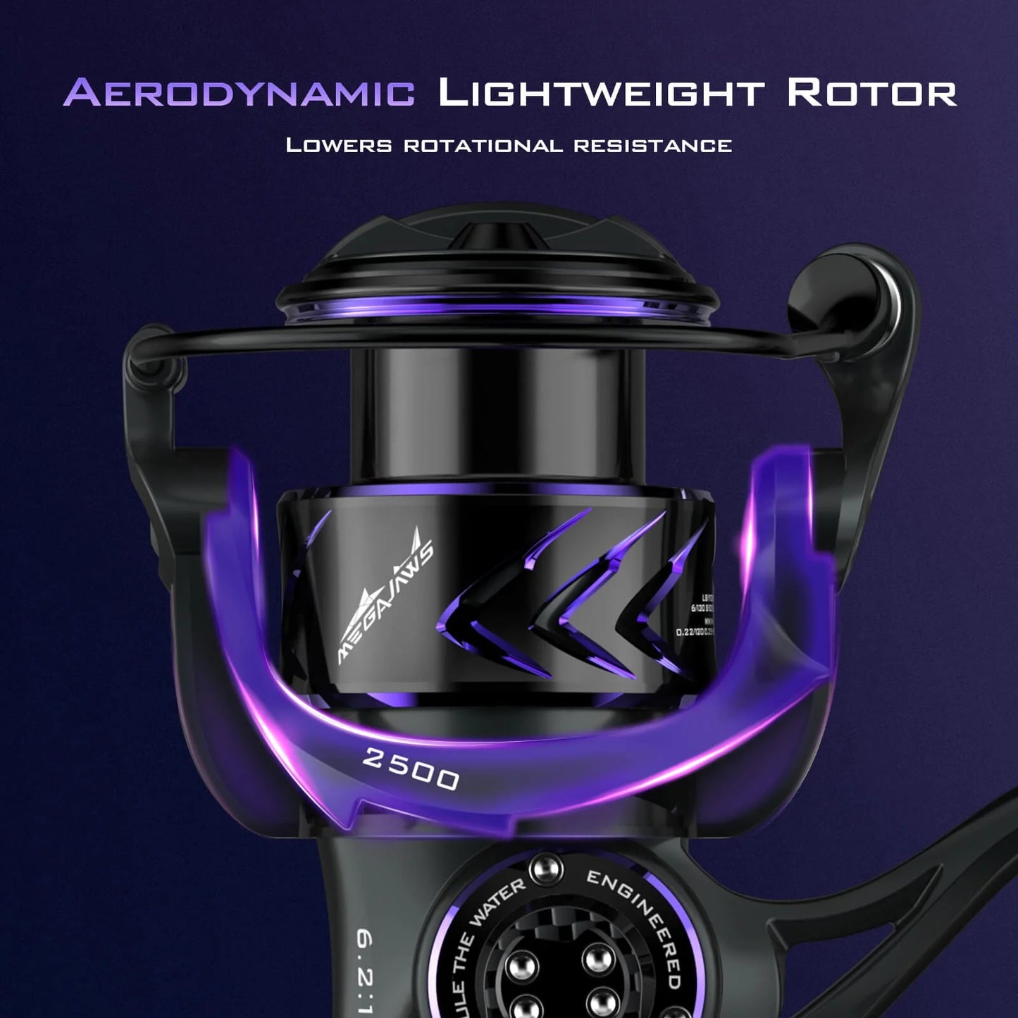 KastKing Royale Legend Pro & Megajaws Elite Spinning Fishing Rod and Reel Combo