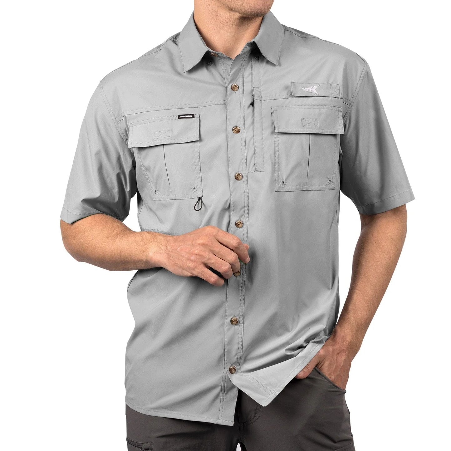 KastKing Casual Short Sleeve Button Down Shirts