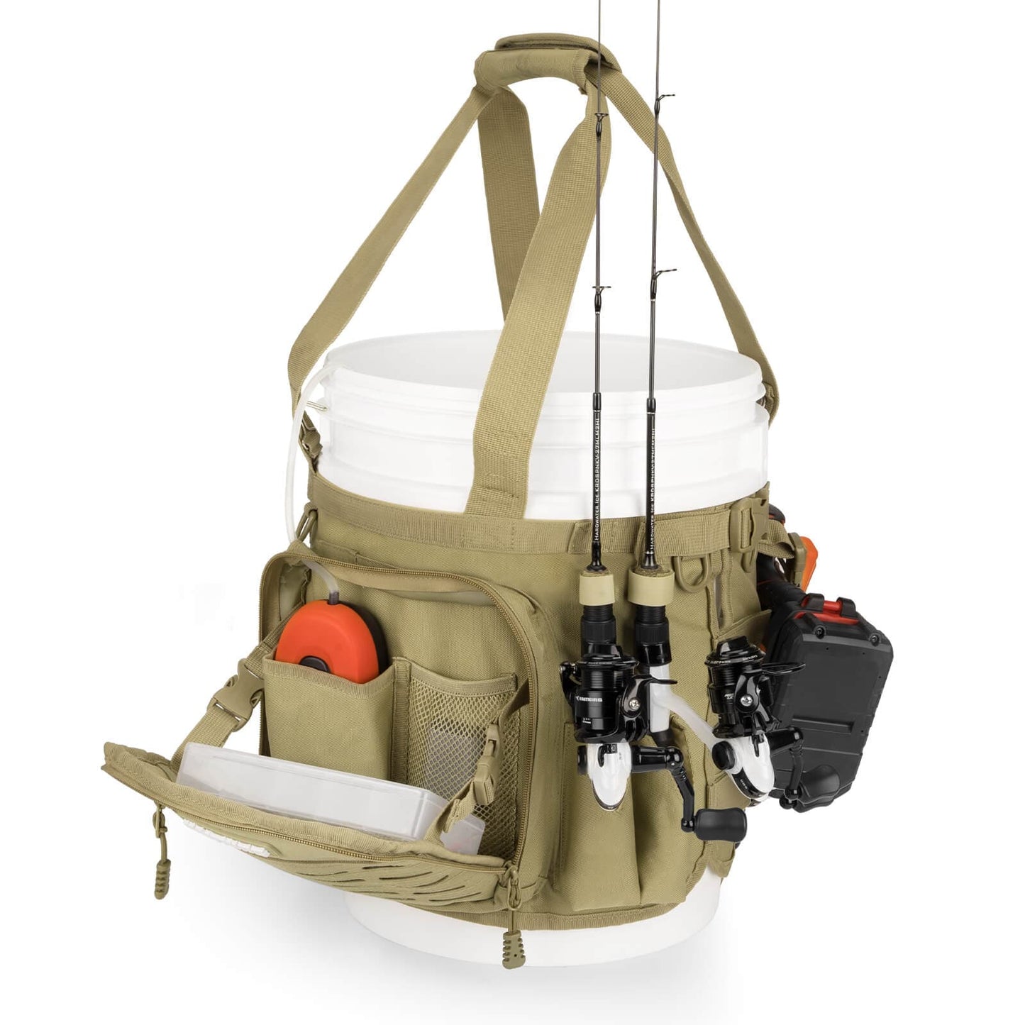 KastKing Karryall Fishing Bucket Organizer for 5 Gallon Bucket