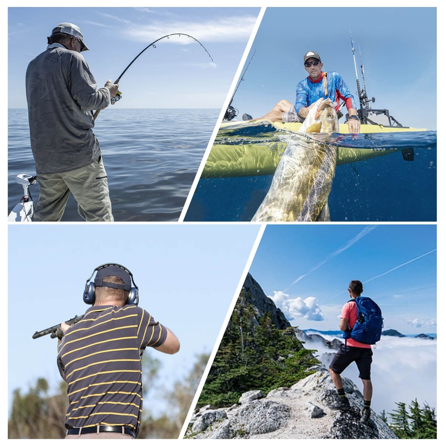 KastKing Bait Boss Fishing Tackle Backpack with Rod Holders 4 Tackle Boxes