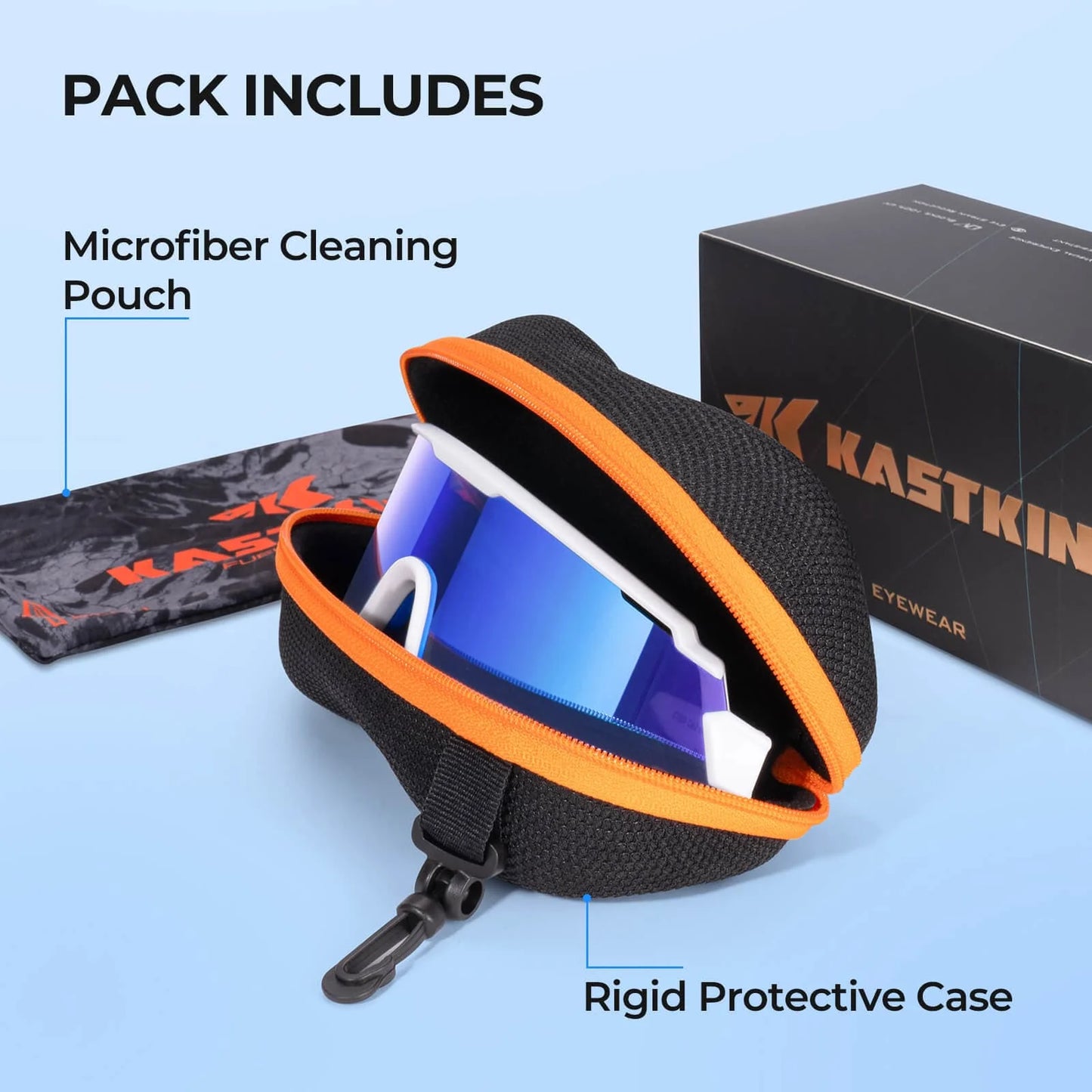 KastKing Skinner Polarized Large UV Protection Sport Sunglasses