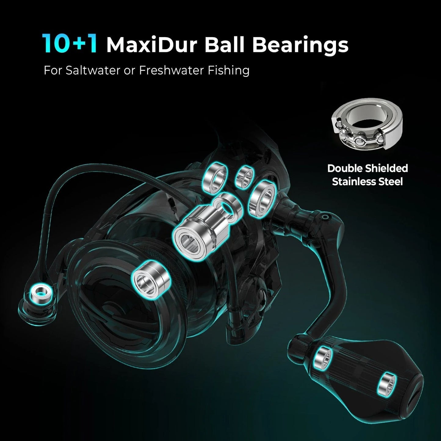 KastKing Verus Spinning Fishing Rod and Reel Combo