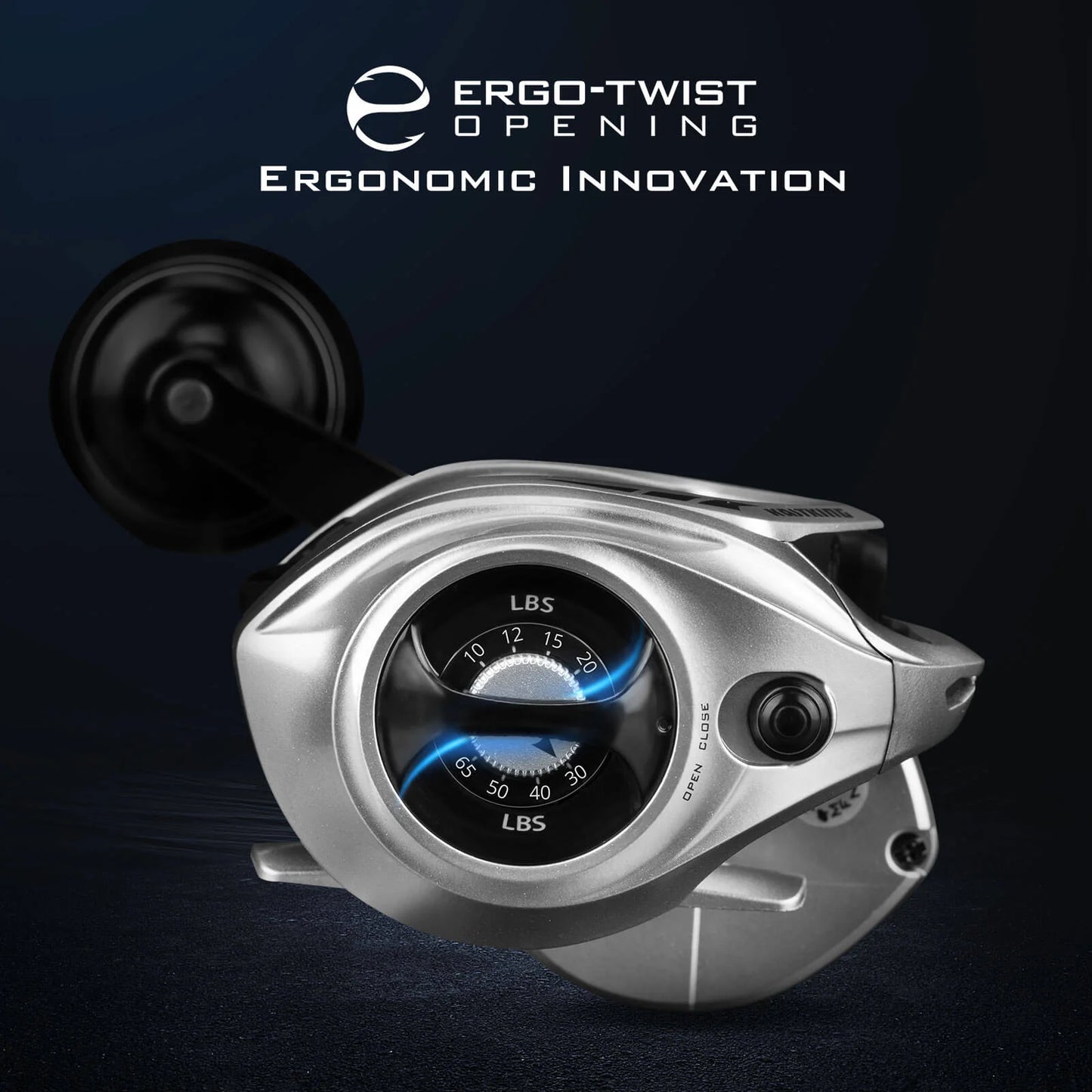 KastKing Kapstan Elite 300 Powerful Handle Baitcasting Reel