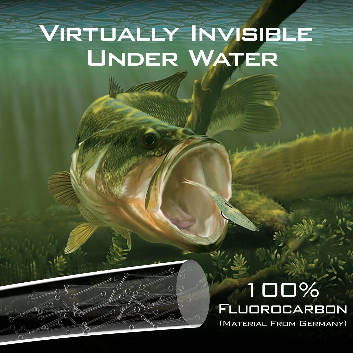 Free Gift - Kovert 200 Yards 15LB Fluorocarbon Line