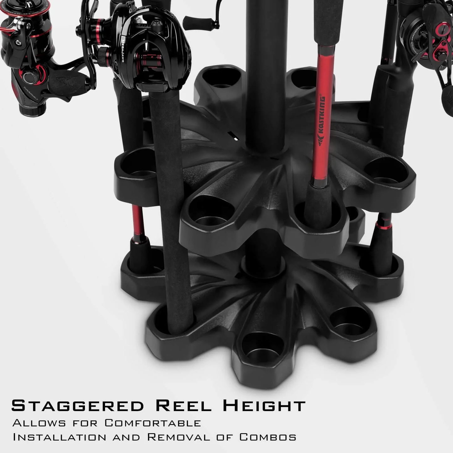 KastKing V16 Revolution Floor Rod Rack - Upgrade Version