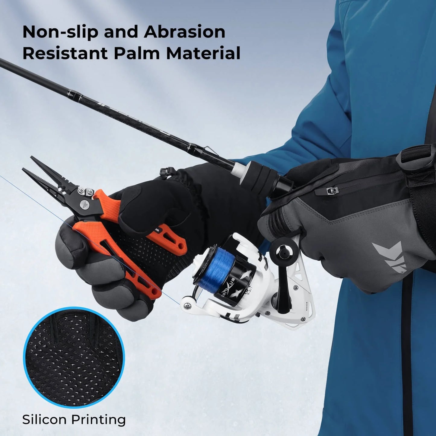 KastKing ThermoGrip Full Finger Gloves