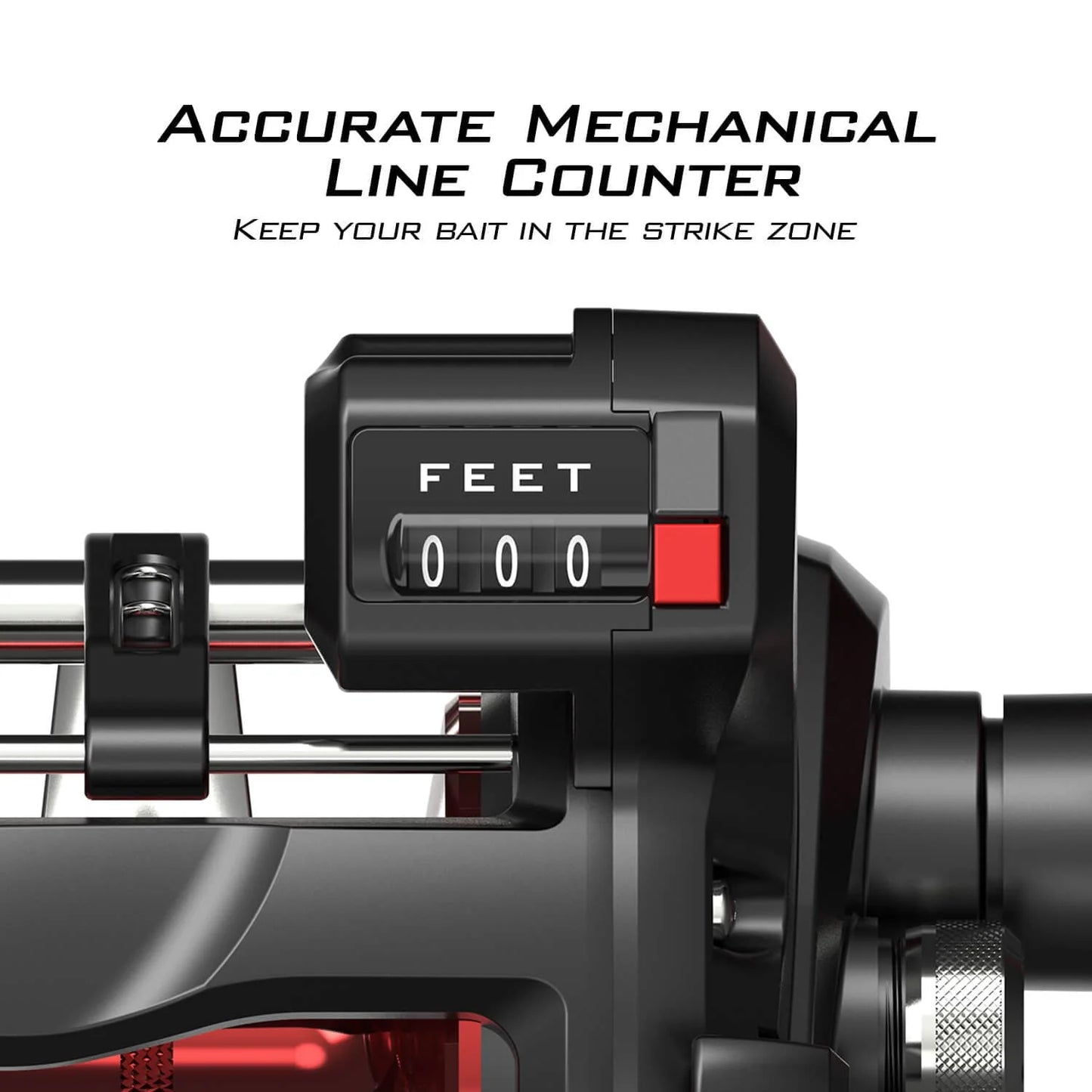 KastKing ReKon Round Baitcasting Reel and SuperPower ColorShield Braided Fishing line (Random Color) Combo