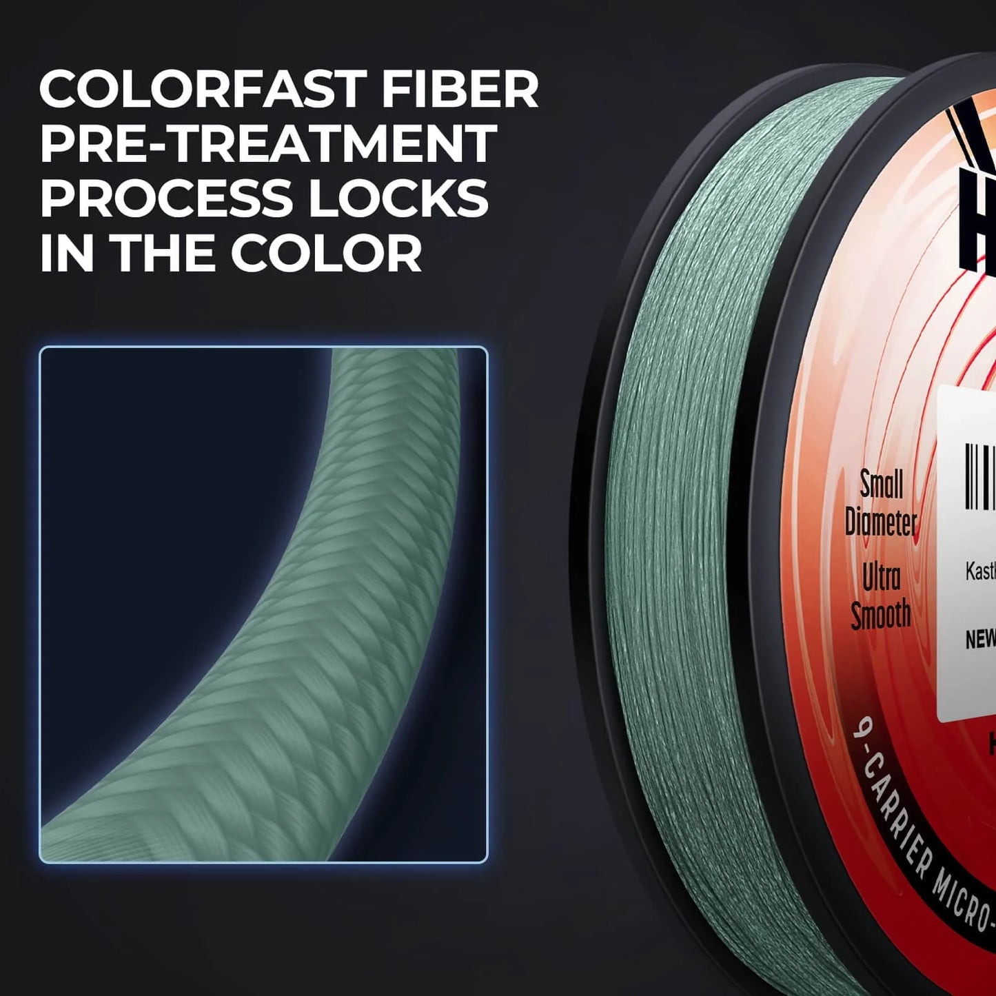 KastKing Hammer Alpha 9 UHMWPE 300Yds Braided Fishing Line