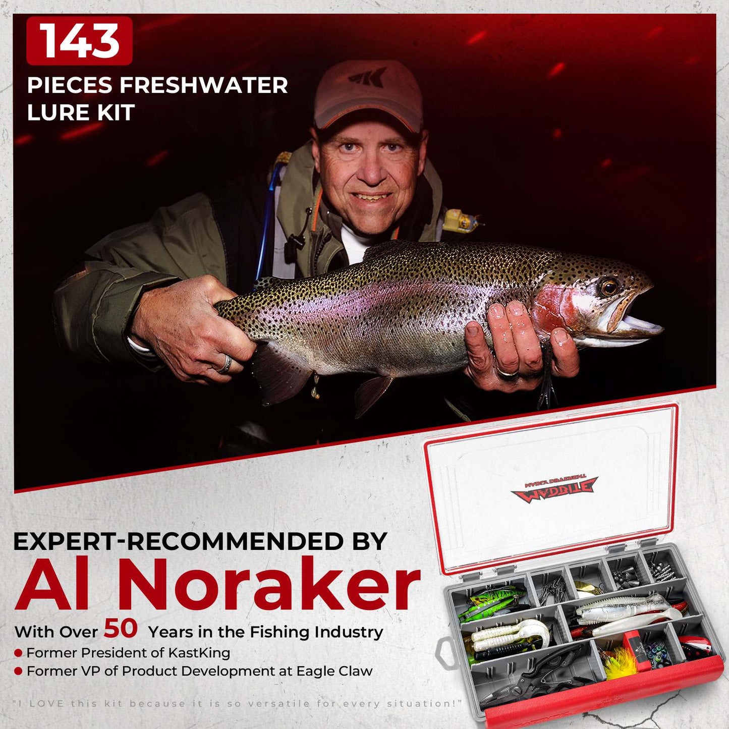 MadBite Freshwater Fishing Lure Kit