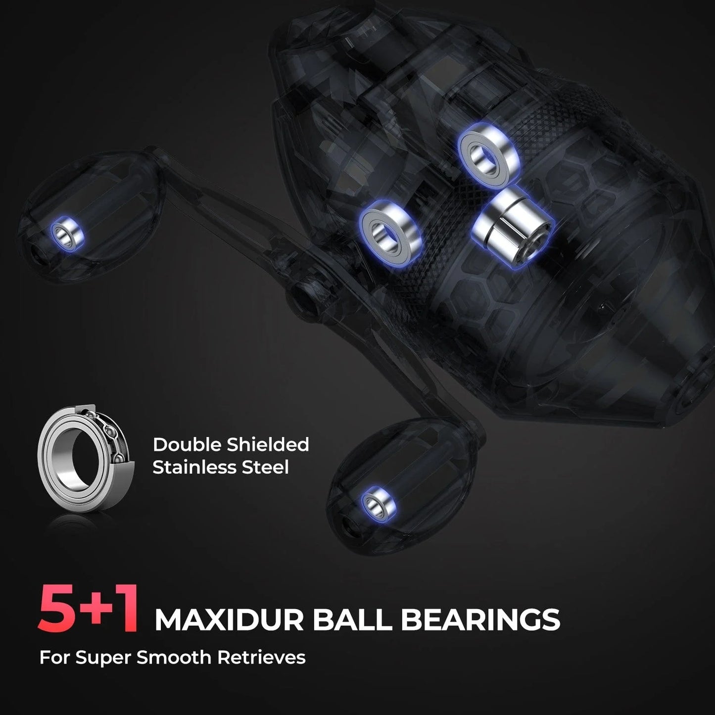 KastKing Brutus SpinCast Fishing Rod and Reel with Tackle Kit and V15 Vertical Fishing Rod Holder Combo