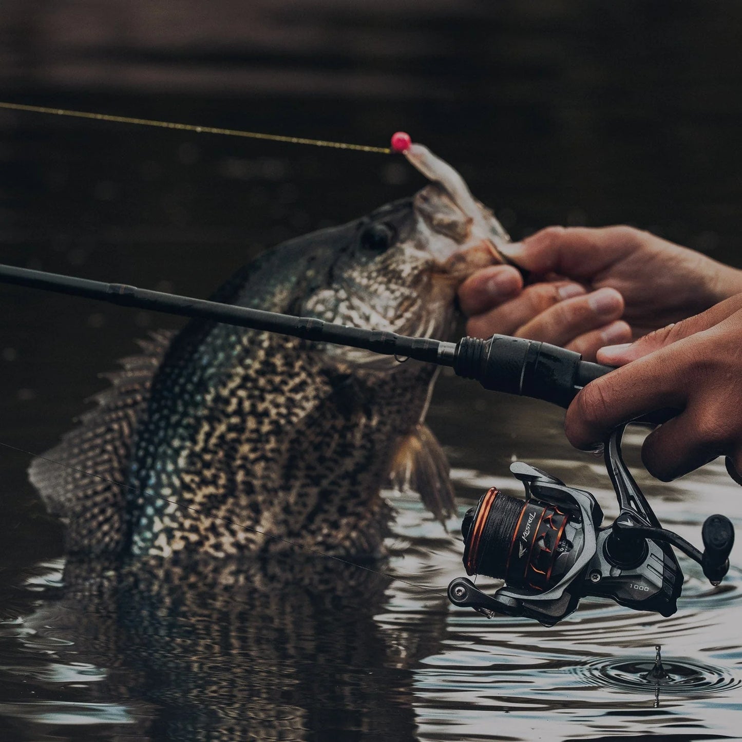 KastKing Kestrel SFS Spinning Fishing Rod and Reel Combo