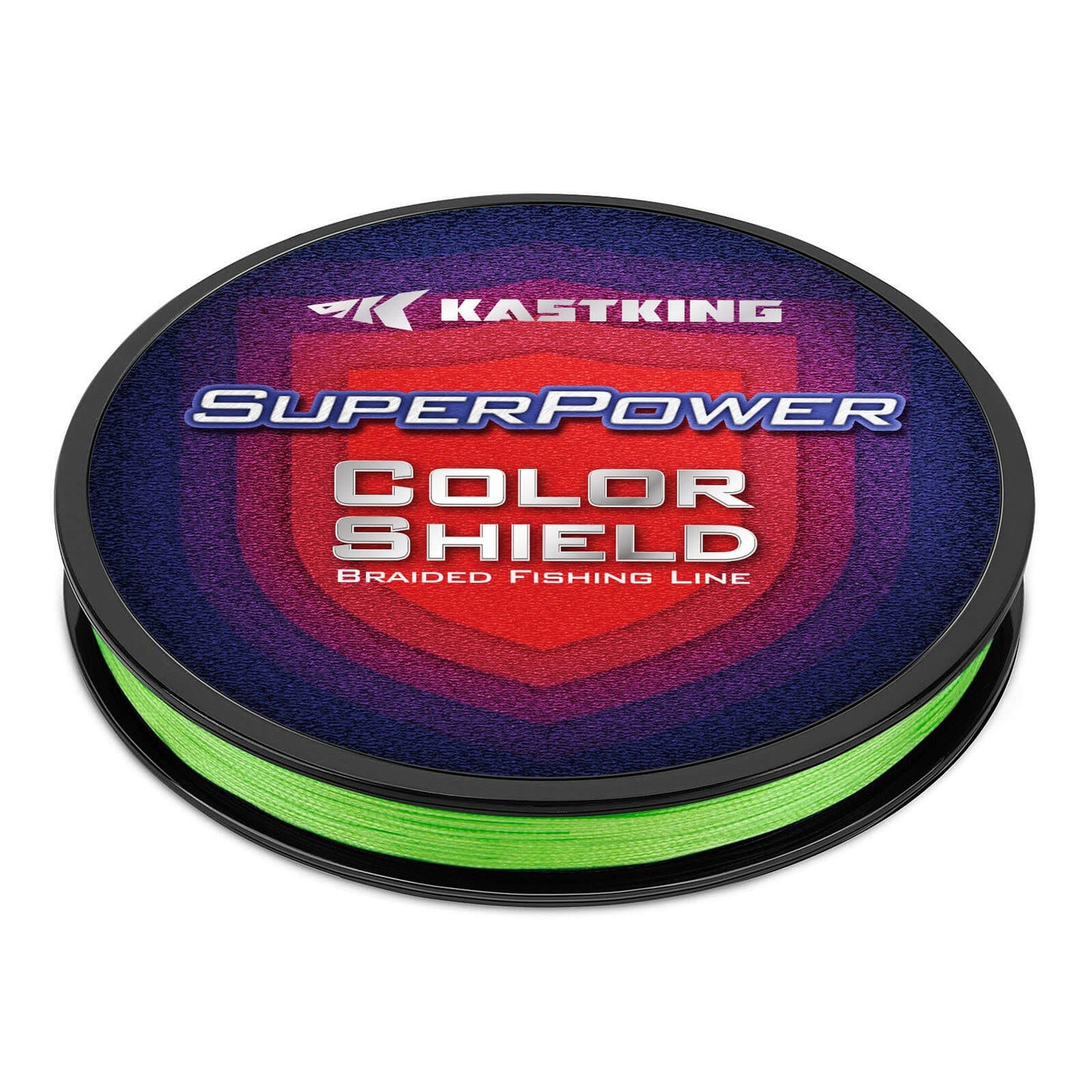 KastKing SuperPower ColorShield Braided Fishing line - 300YDS