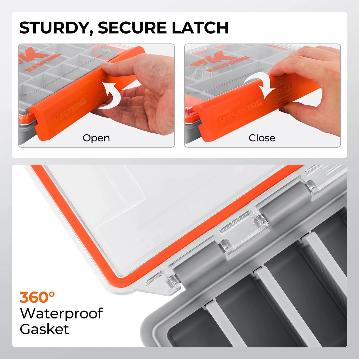 KastKing HyperSeal Waterproof Tackle Box