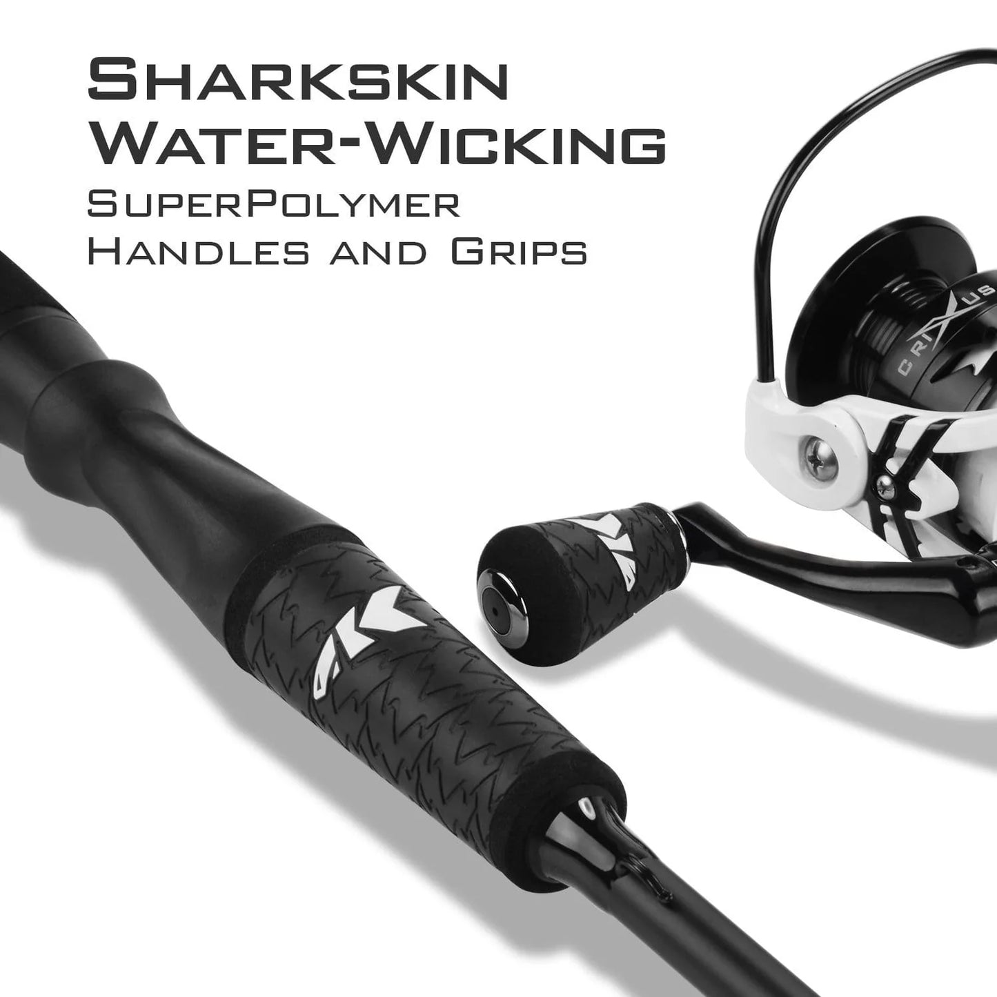 KastKing Crixus Spinning Fishing Rod and Reel Combo