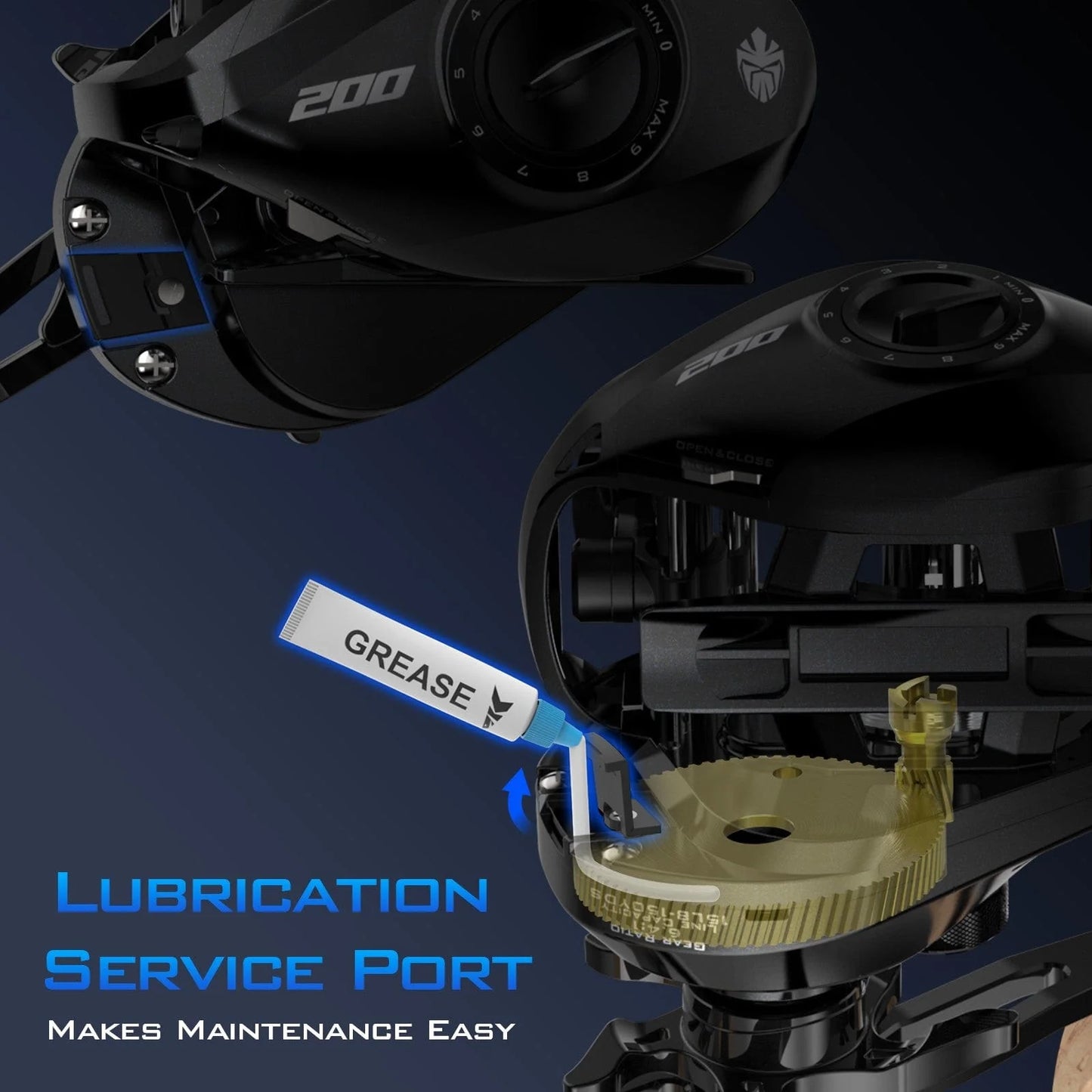 KastKing Kong and Megatron 200 Baitcaster Rod and Reel Combo