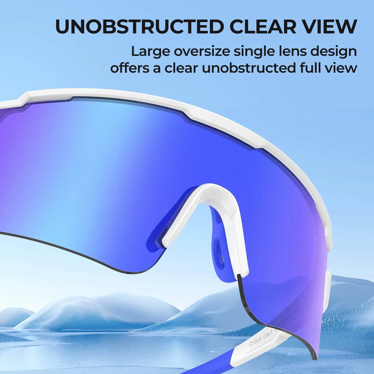 KastKing Skinner Polarized Large UV Protection Sport Sunglasses