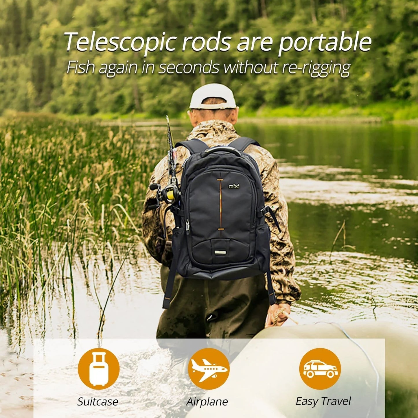 KastKing Blackhawk II Telescopic Fishing Rods