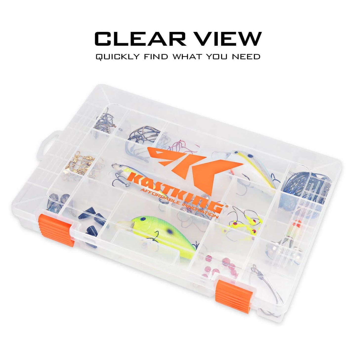 KastKing BlowBak Tactical Fishing Sling Tackle Storage Bag and Utility Tackle Boxes Combo