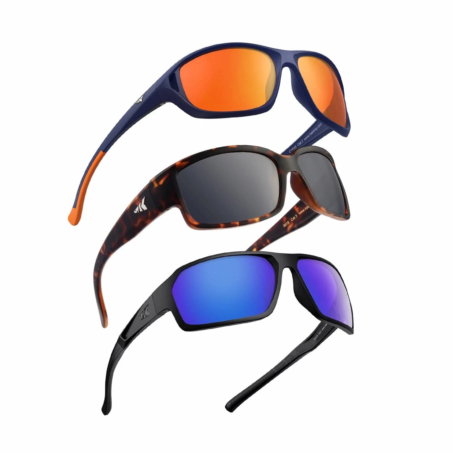 KastKing 3-Pack Polarized Fishing Sunglasses