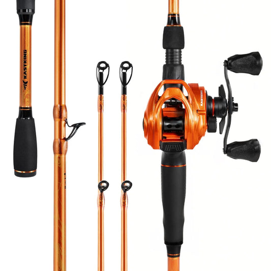 KastKing Lethal Blaze Twin-Tip Baitcaster Rod and Reel Combo