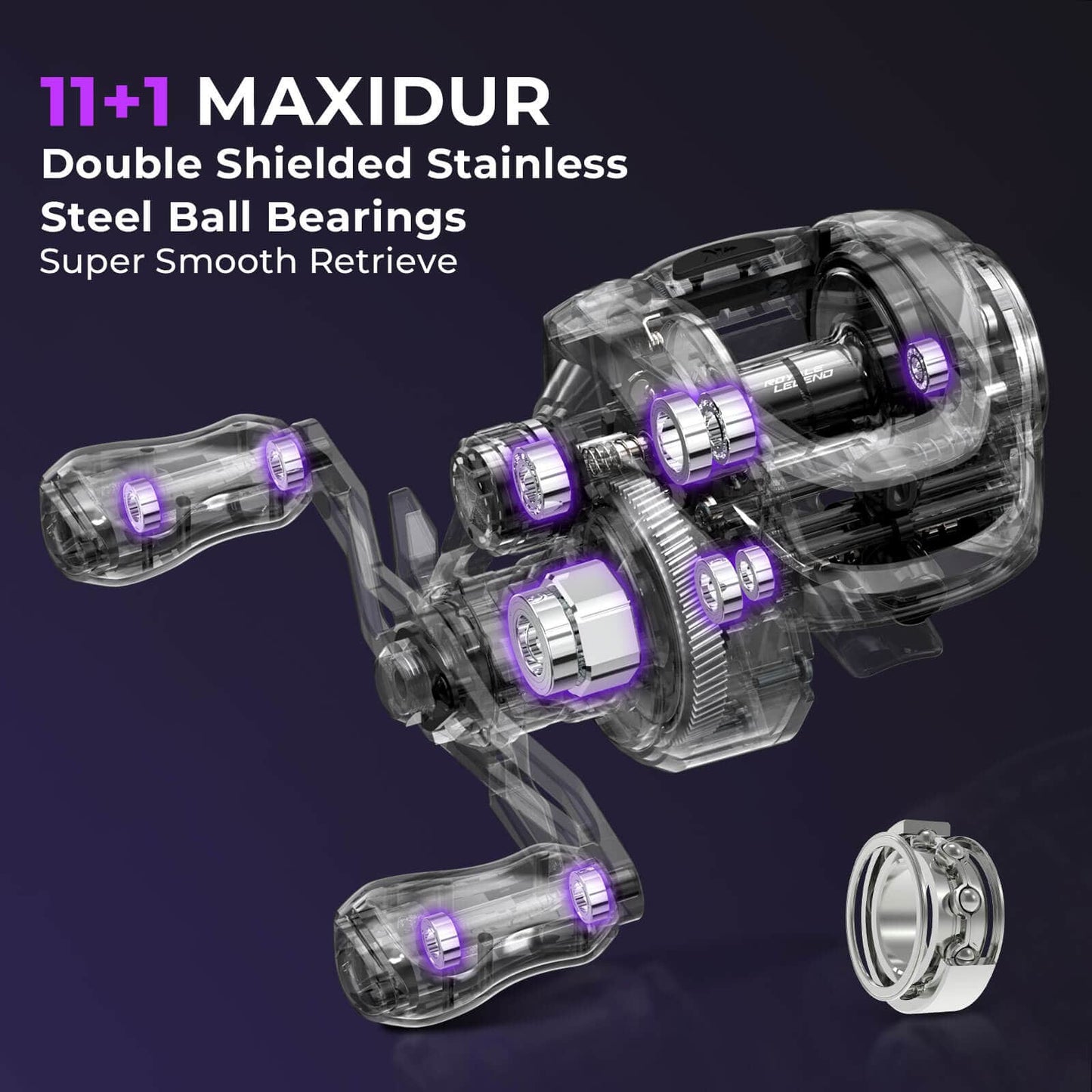 KastKing Royale Legend Pro Baitcaster Rod and Reel Combo