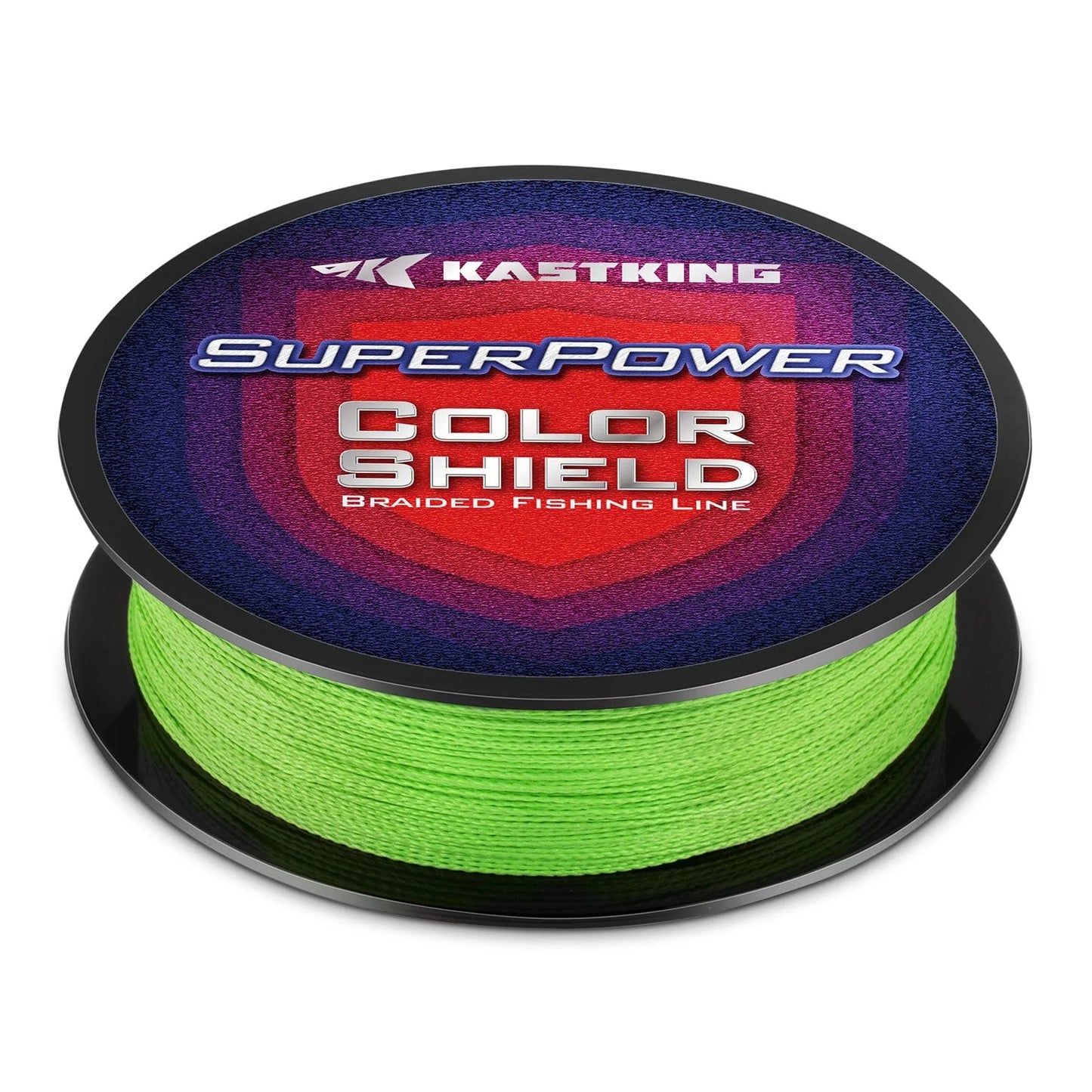 KastKing SuperPower ColorShield Braided Fishing line - 300YDS