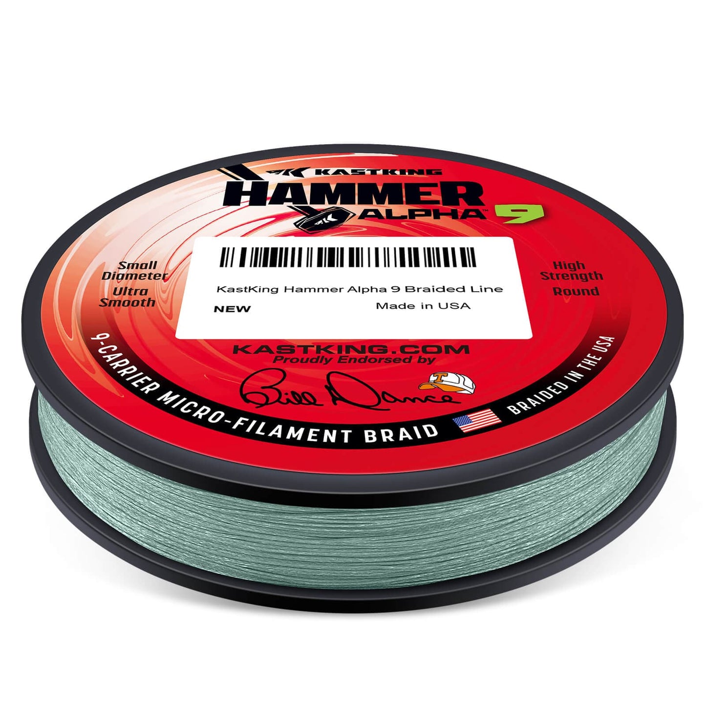 KastKing Hammer Alpha 9 UHMWPE 300Yds Braided Fishing Line